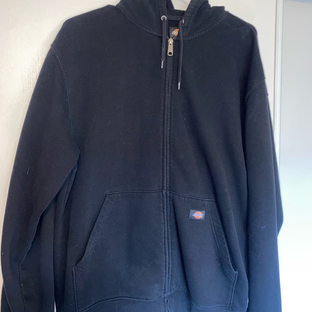 Dickies Black Zip-Up Men's Sweater
